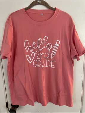 Hello 2nd Grade T Shirt 2XL New
